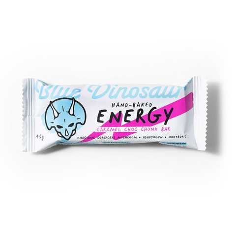 Blue Dinosaur Caramel Choc Chunk Energy Bar