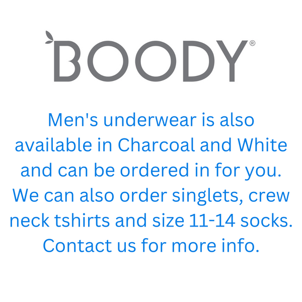 Boody Bamboo Mens Underwear Large