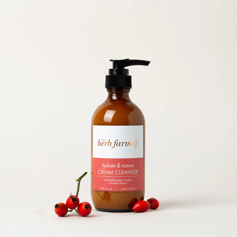 Herb Farm Hydrate & Restore (Enriching Rosehip) Facial Cleanser 200ml