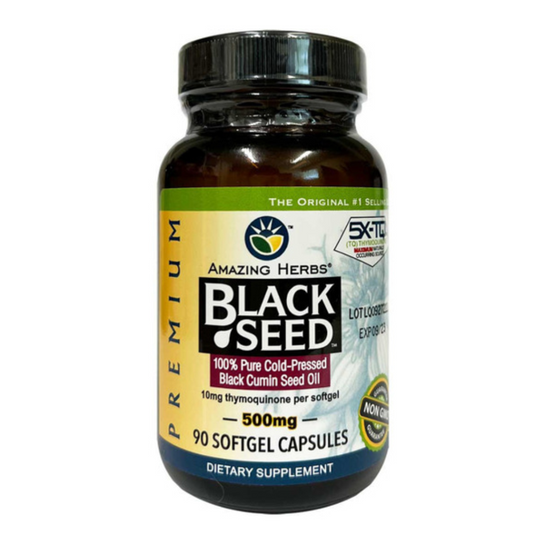 Amazing Herbs Black Seed Oil 90 softgels