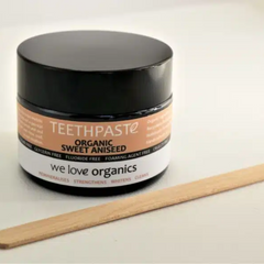 We Love Organics Aniseed Teethpaste Jar 50g