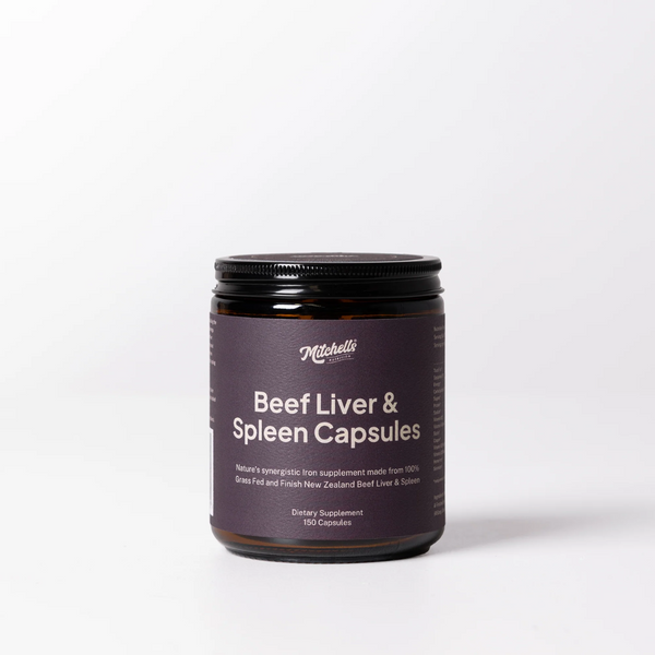 Mitchells Beef Liver and Spleen 150 capsules