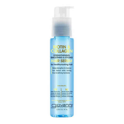Giovanni Biotin & Collagen Strengthening Smoothing Styling Serum 81ml