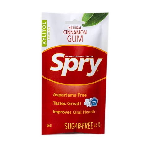 Spry Chewing Gum Cinnamon 55 Bag