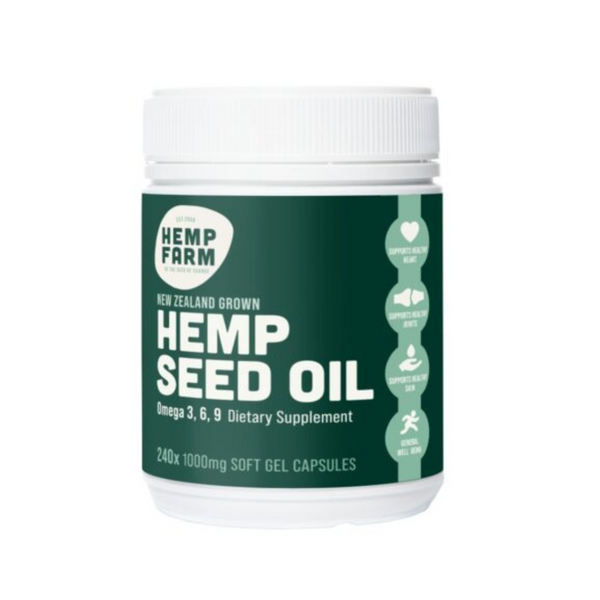 Hemp Farm Kiwi Hemp Seed Oil 240caps