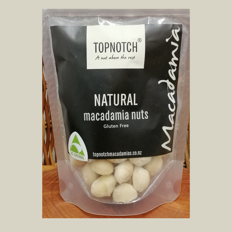Top Notch Natural Macadamia Nuts 125g