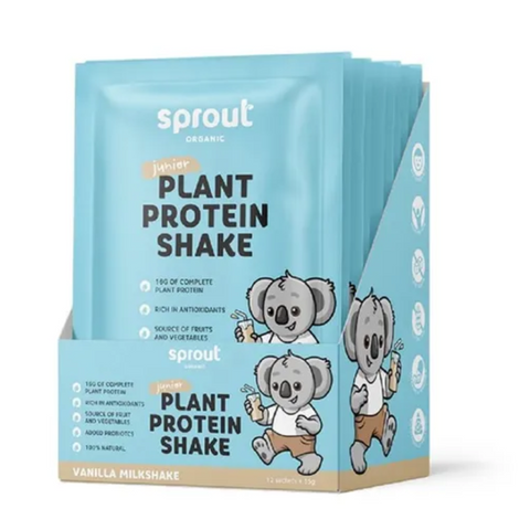 Sprout Junior Protein Milkshake Sachets Vanilla 36 months+ each