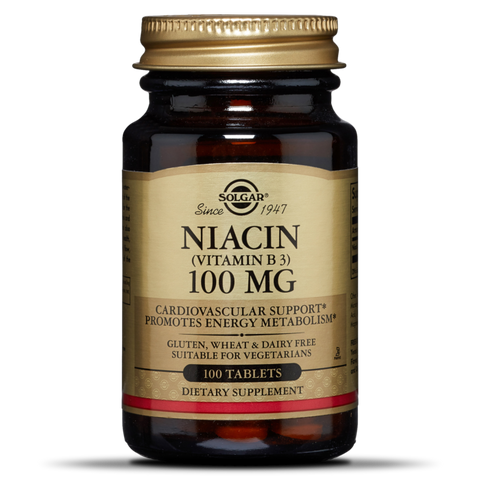 Solgar Vitamin B3 100mg (Niacin) 100tabs