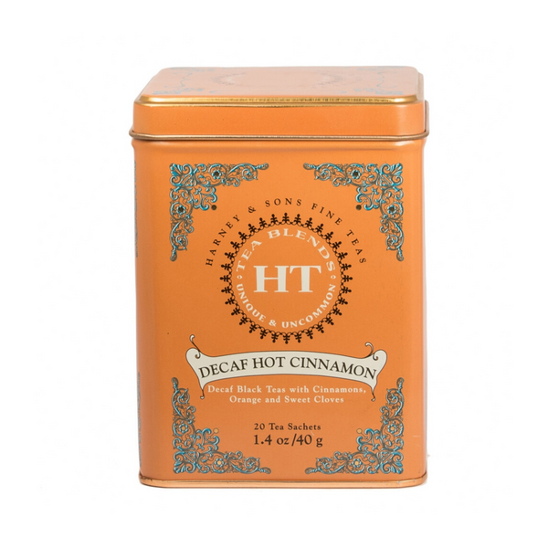 Harney Decaf Hot Cinnamon Tea (Tin) 20 Sachets