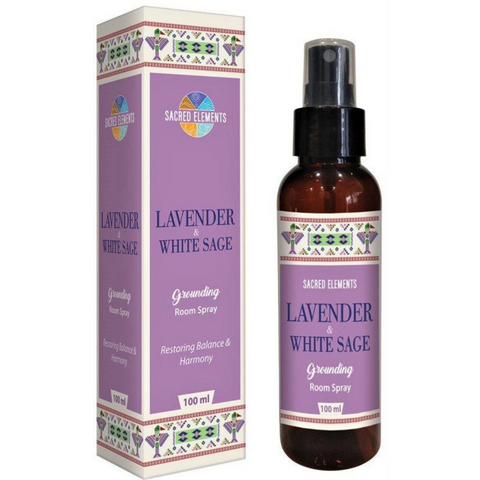 Sacred Elements Lavender & White Sage Room Spray 100ml