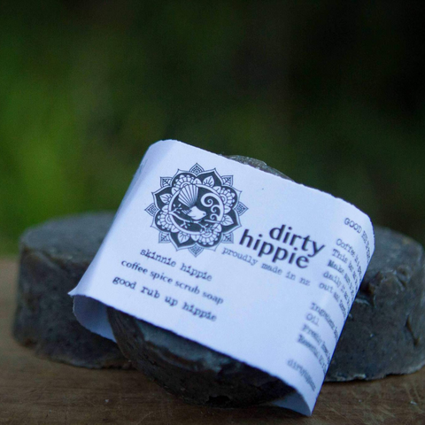 Dirty Hippie Coffee Spice Exfoliating Soap Full Size