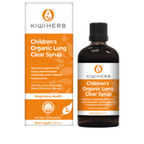 Kiwiherb Children's Lung Clear Syrup 100ml Organic