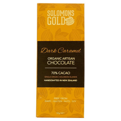 Solomons Gold Dark Caramel Chocolate 70% 55g