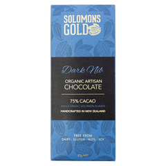 Solomons Gold Dark Nib Chocolate 75% 55g