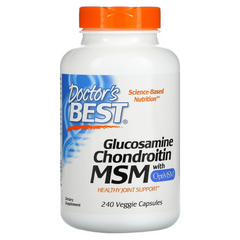 Doctors Best Glucosamine Chondroiton with MSM 120 Caps
