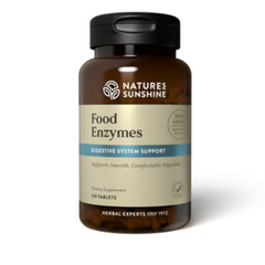 Nature's Sunshine Food Enzyme Digestive System Support 120tabs