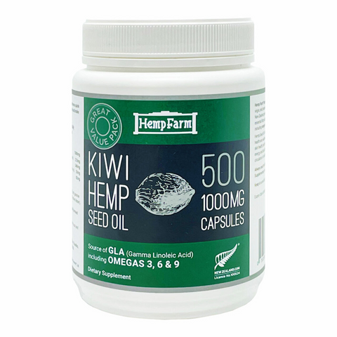 Hemp Farm Kiwi Hemp Seed Oil 500 caps
