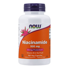 Now Niacinamide 500mg 100 capsules