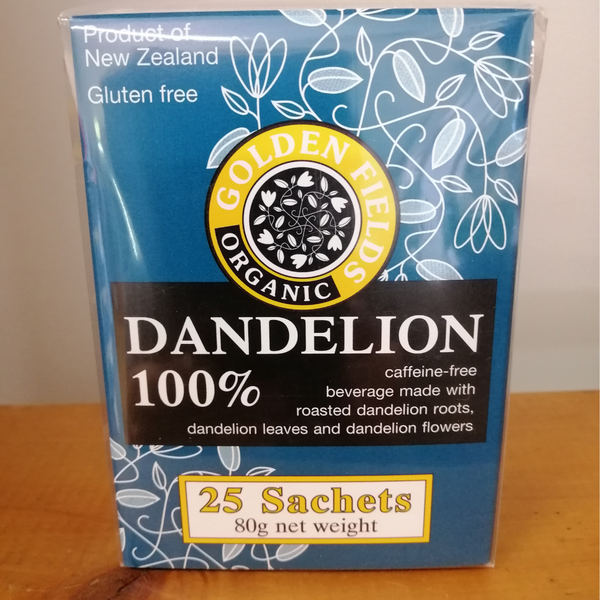 Golden Fields 100% Dandelion 25 Sachets root leaf & flower