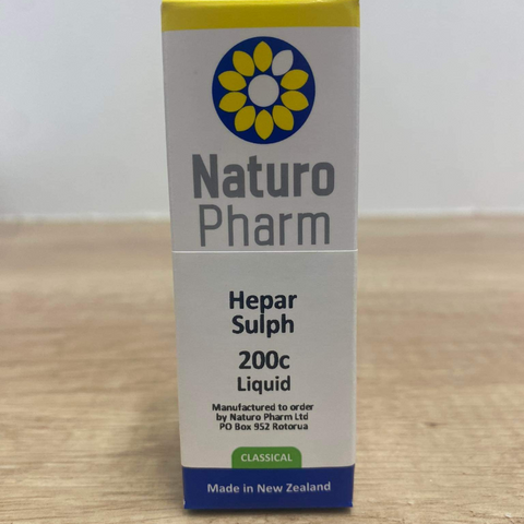Naturo Pharm Hepar Sulph 200c Liquid 20ml