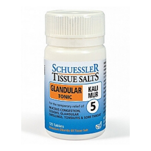 Schuessler Kali Mur 6x 125tabs - Glandular Tonic
