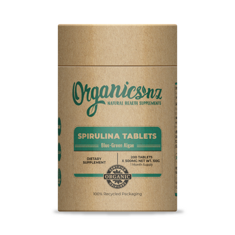Organics NZ Spirulina 200 tabs