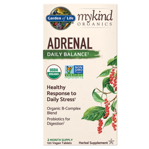 Garden of Life My Kind Adrenal Daily Balance 120 tabs