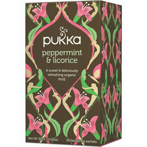 PUKKA Peppermint & Licorice Tea 20 Bags
