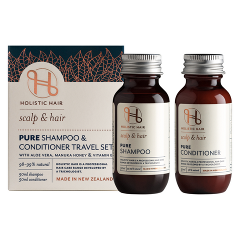 Holistic Hair Travel Pack Pure Shampoo & Conditioner